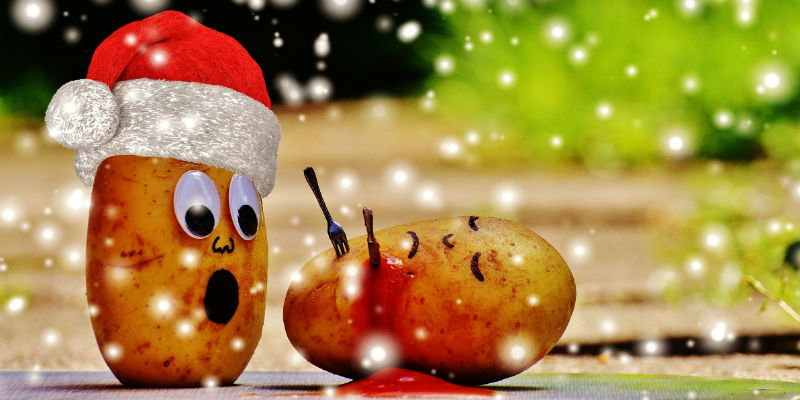 Aardappel Kerstfeest
